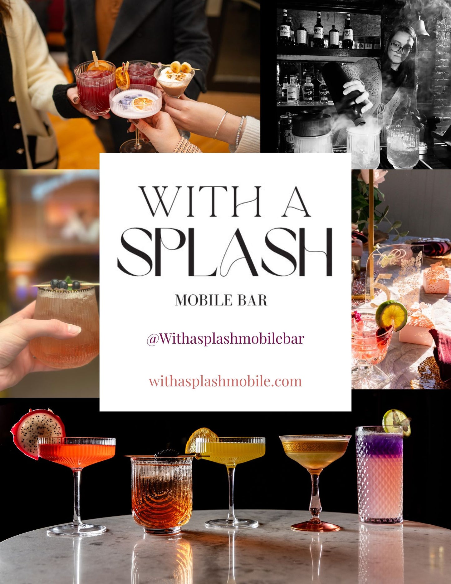 CoCook x With a Splash Mobile Bar: Winter Wonderland