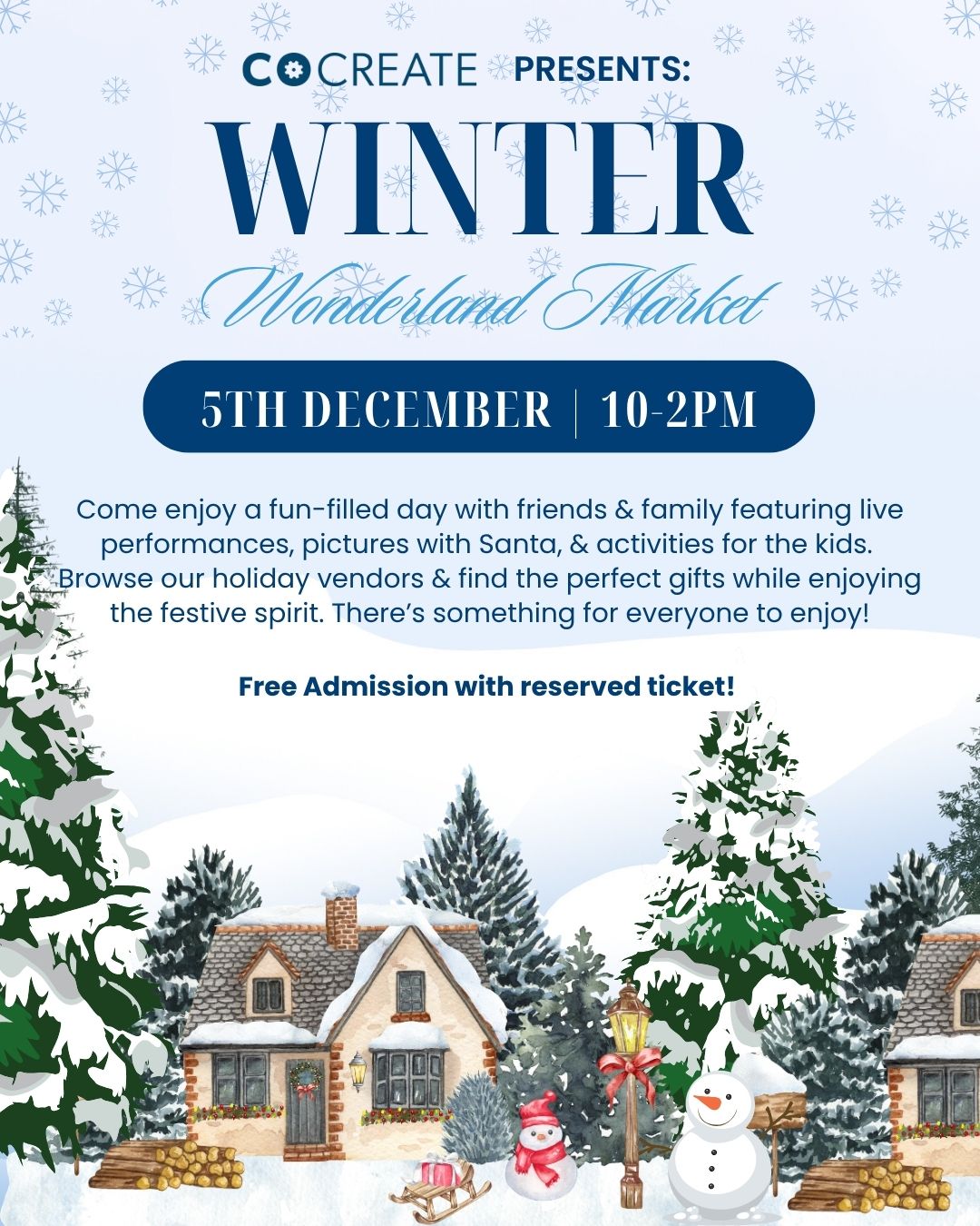 CoCreate Event: CoCreate Winter Wonderland Market
