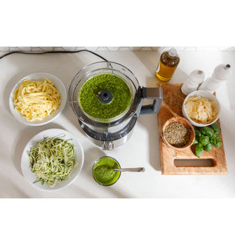 GE 12-Cup Food Processor with Accessories