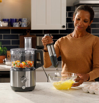 GE 12-Cup Food Processor with Accessories