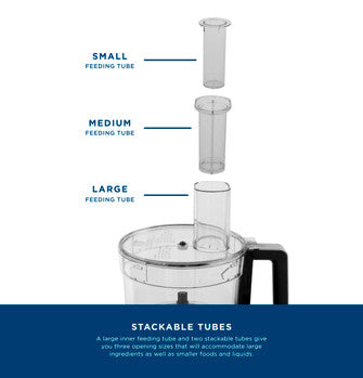GE 12-Cup Food Processor with Accessories