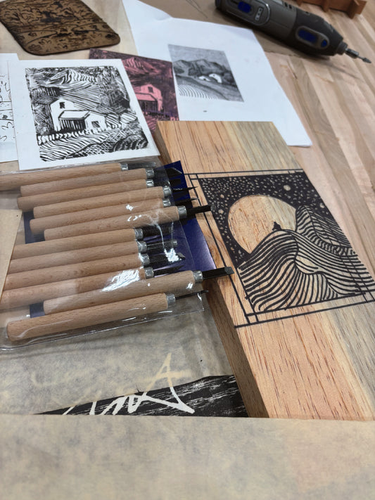 1B event: Custom Relief Printmaking