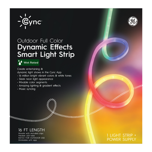 Dynamic Effect 16ft Decorative Outdoor Light String