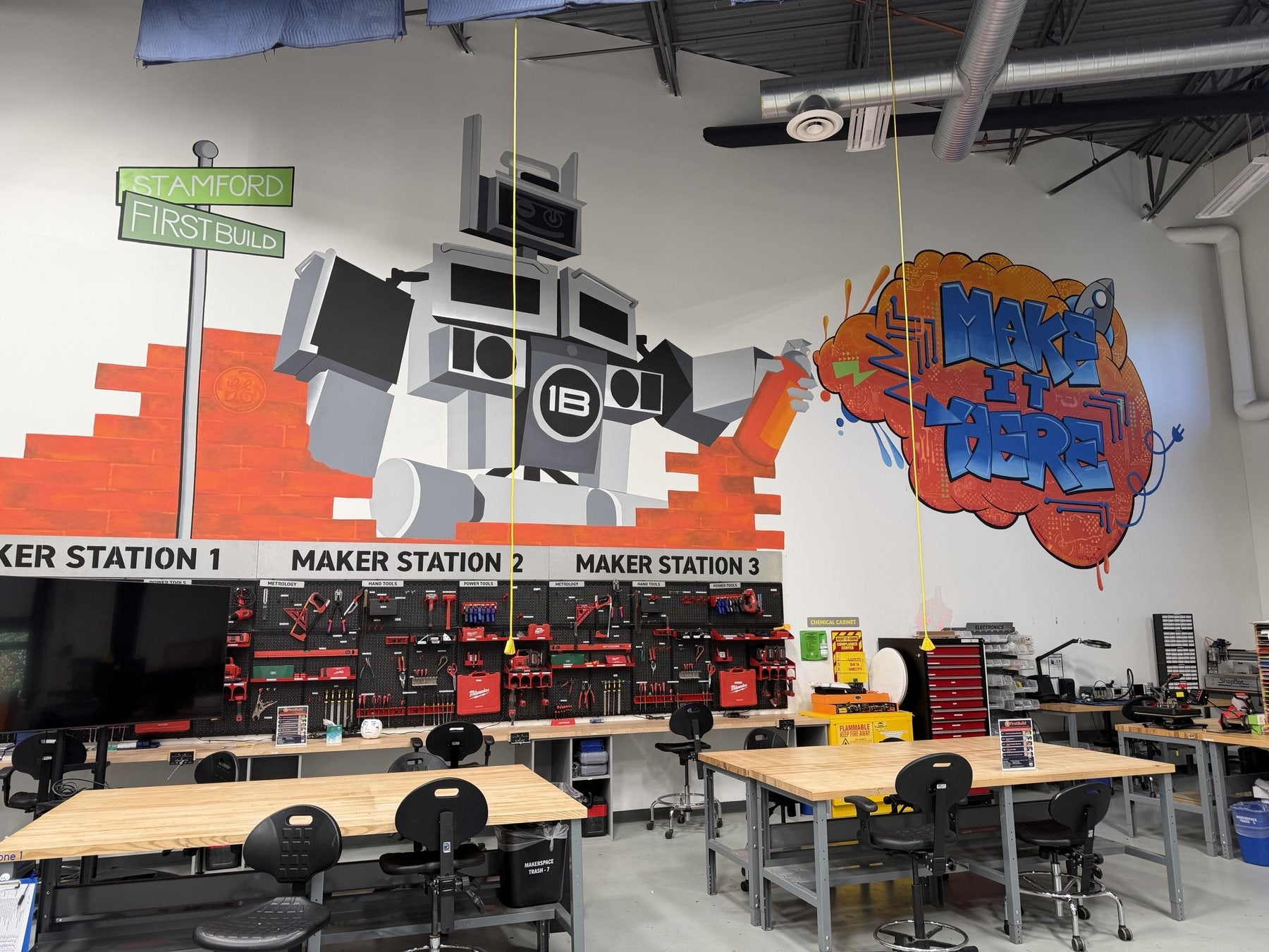 The FirstBuild Stamford makerspace