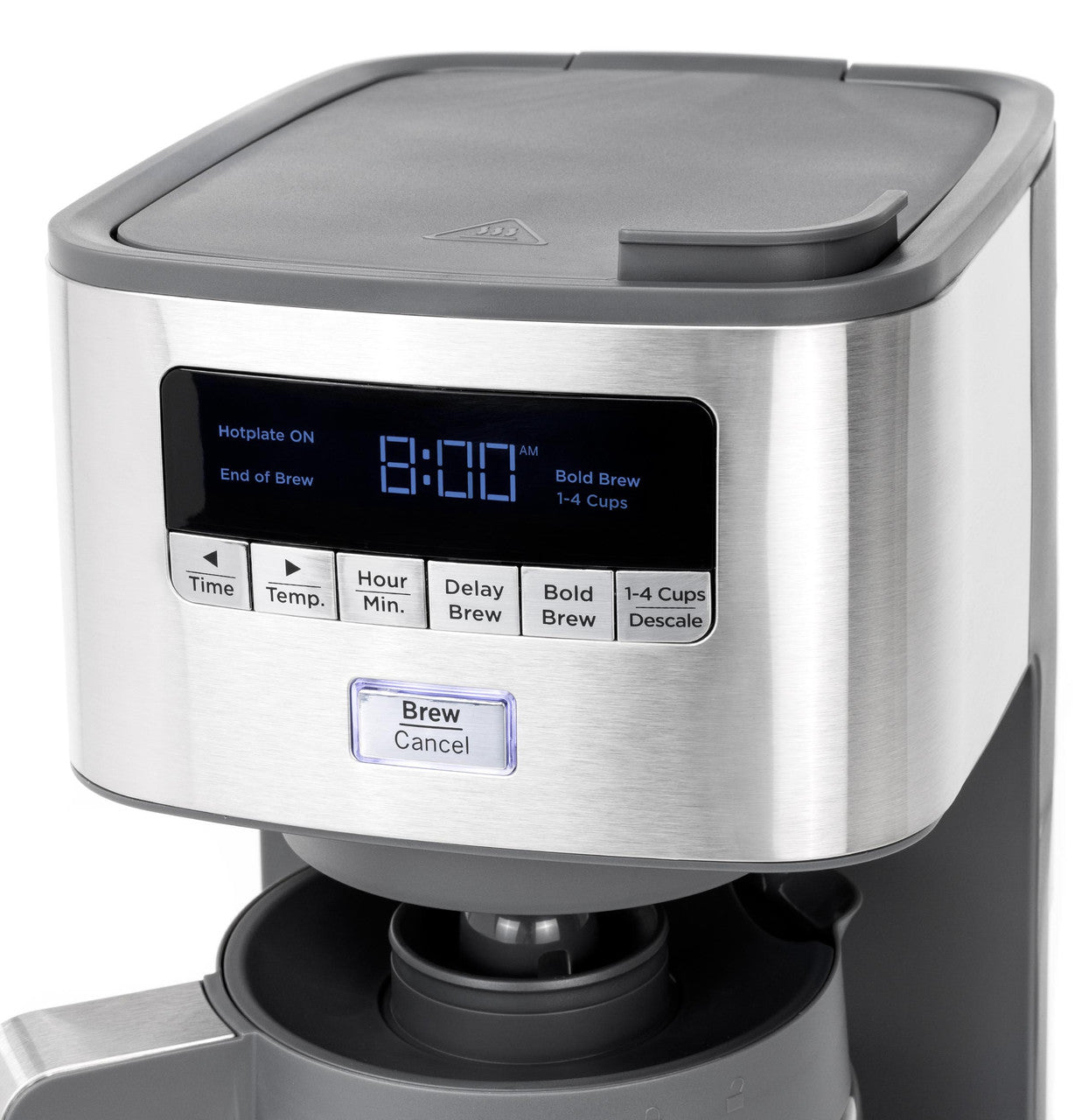 Cup Drip Coffee Maker with Adjustable Keep Warm Plate