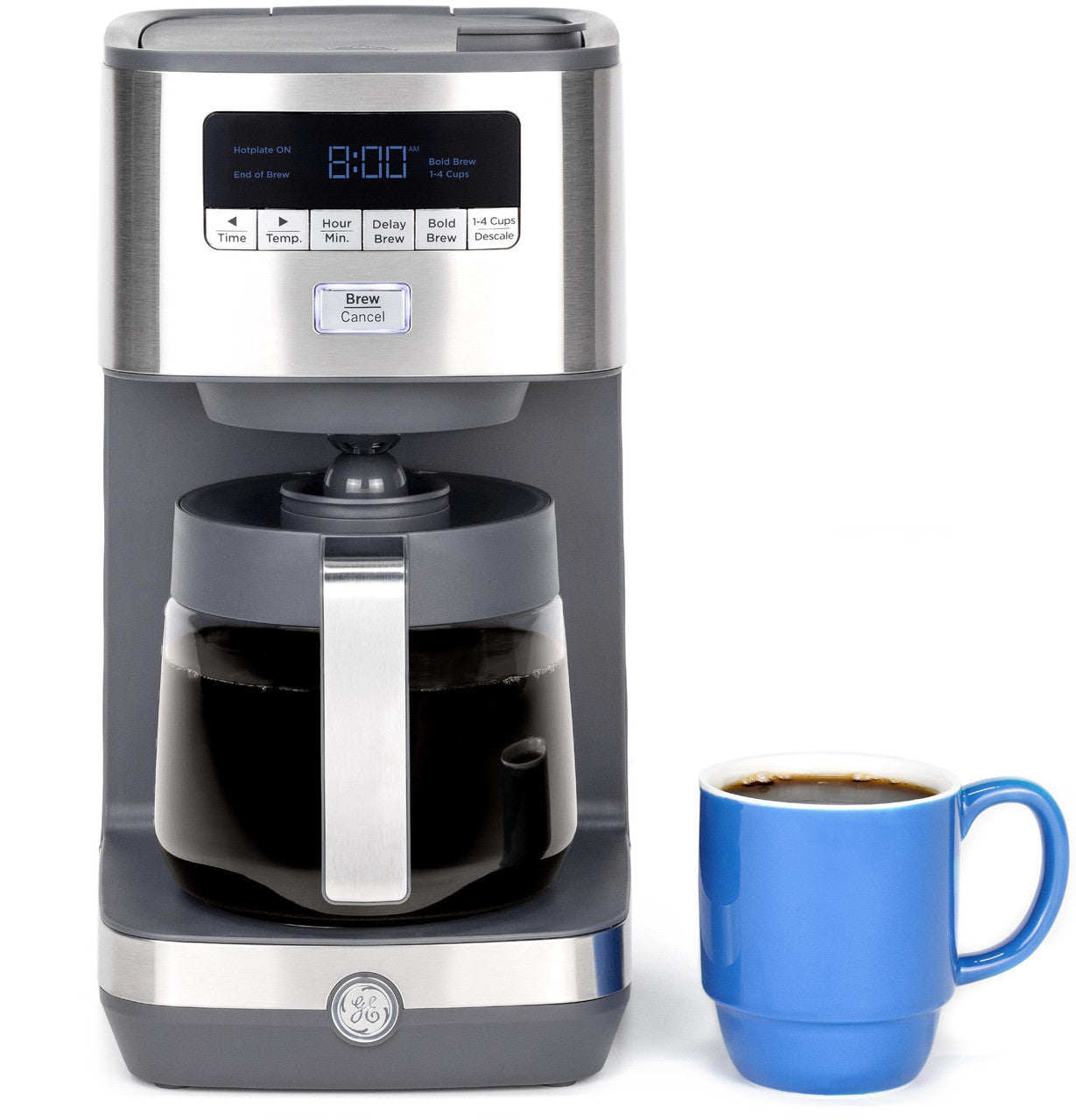 Cup Drip Coffee Maker with Adjustable Keep Warm Plate